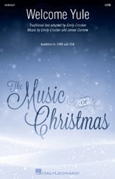 Welcome Yule SATB choral sheet music cover